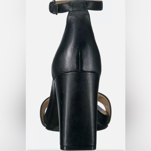 Naturalizer Women's “Joy” Black Leather 4” Heeled Sandal 0.5” platform S… - Picture 4 of 12